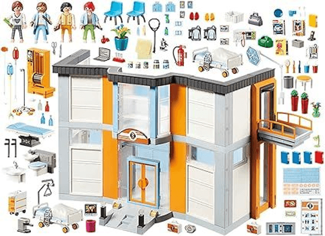PLAYMOBIL 70190 Hôpital aménagé - City Life- L'hôpital