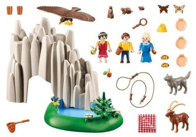 PLAYMOBIL 70254 Playmobil Heidi, Peter et Clara au lac de Cristal