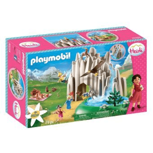 PLAYMOBIL 70254 Playmobil Heidi, Peter et Clara au lac de Cristal
